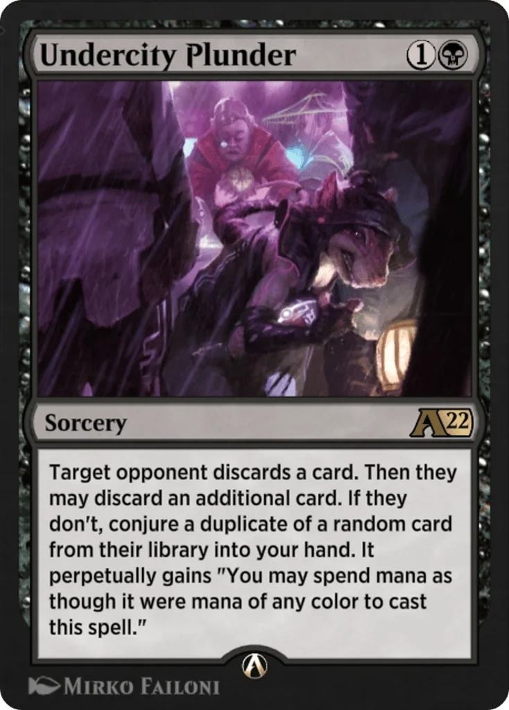 Undercity Plunder · Alchemy: Kamigawa