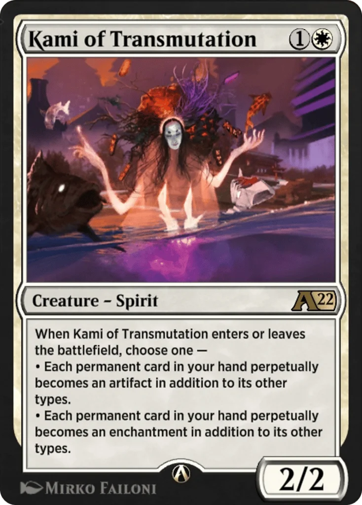 Kami of Transmutation · Alchemy: Kamigawa