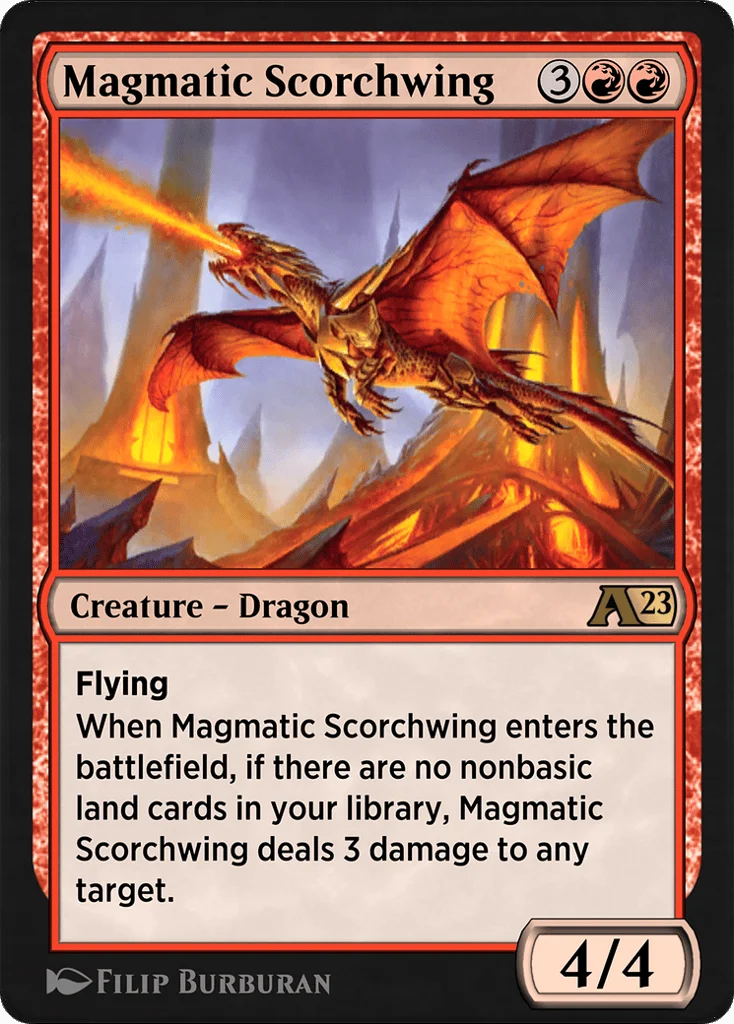 Magmatic Scorchwing · Alchemy: Phyrexia
