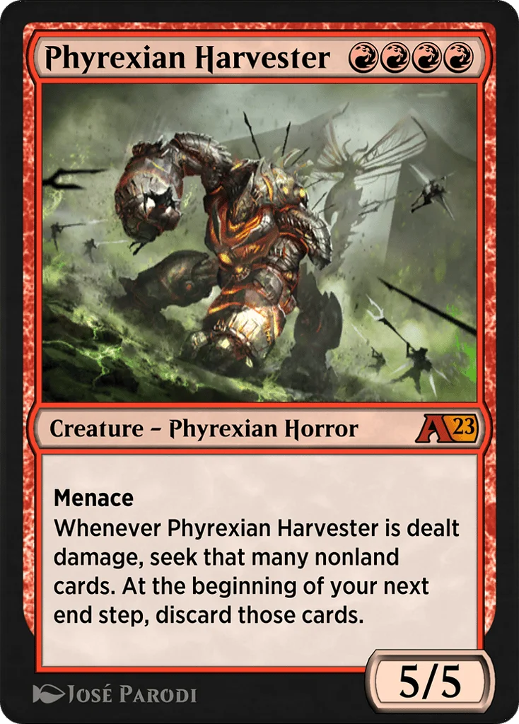 Phyrexian Harvester · Alchemy: Phyrexia