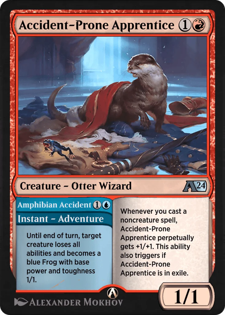 Accident-Prone Apprentice // Amphibian Accident · Alchemy: Wilds of Eldraine