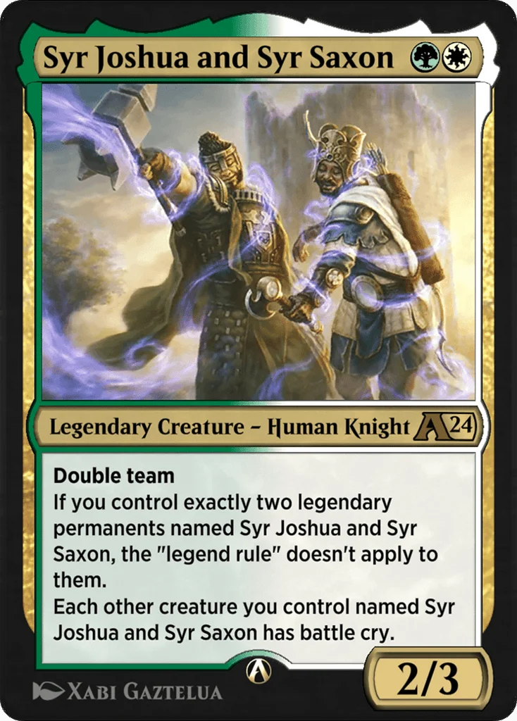 Syr Joshua and Syr Saxon · Alchemy: Wilds of Eldraine