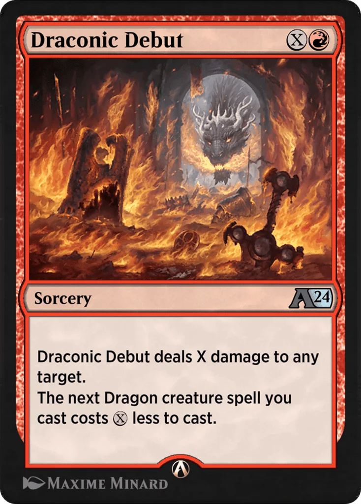 Draconic Debut · Alchemy: Wilds of Eldraine