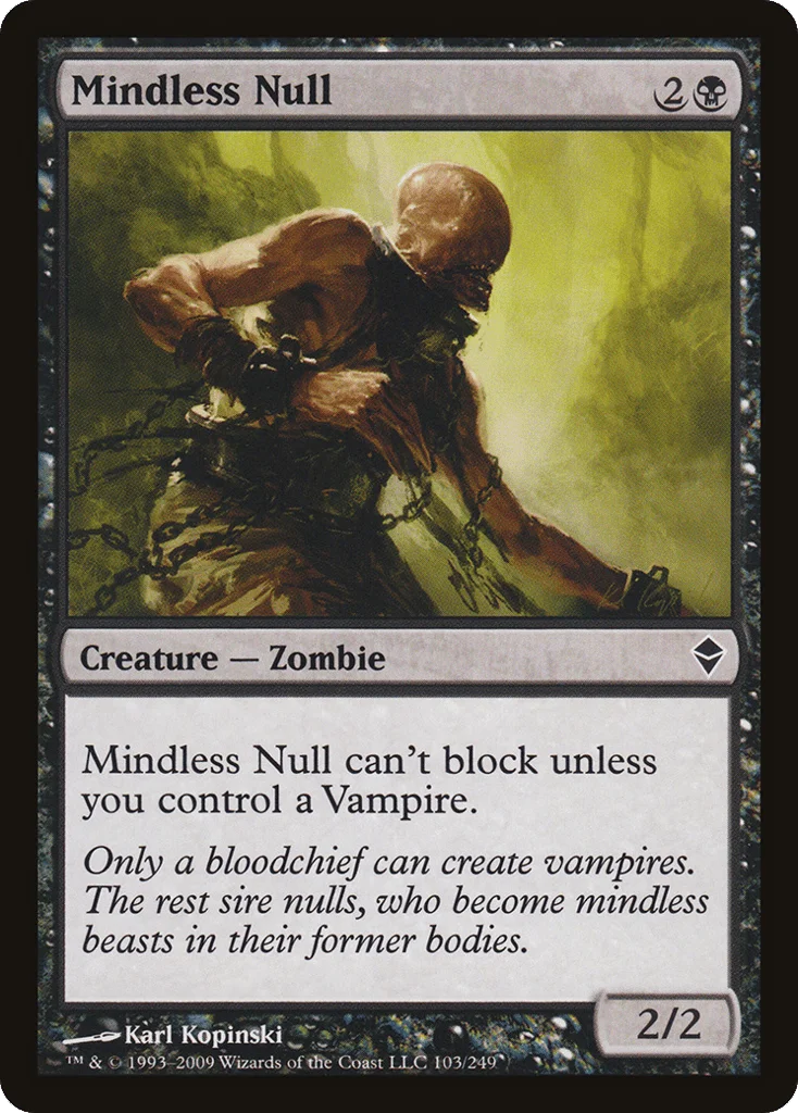 Mindless Null · Zendikar