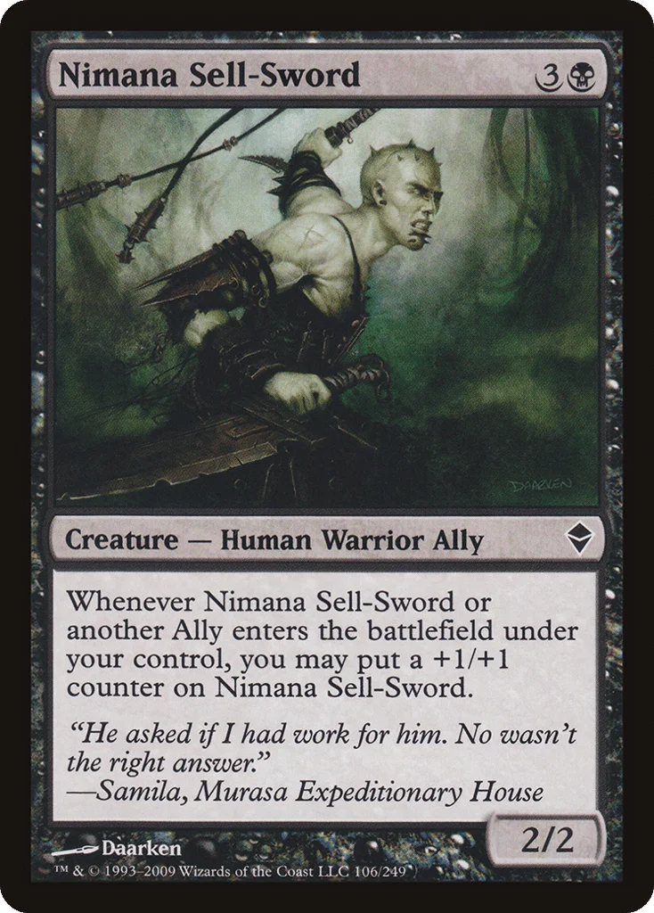 Nimana Sell-Sword · Zendikar