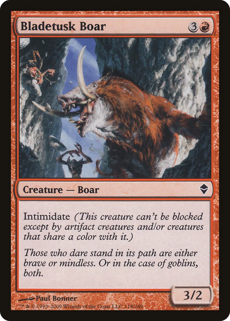 Bladetusk Boar · Zendikar