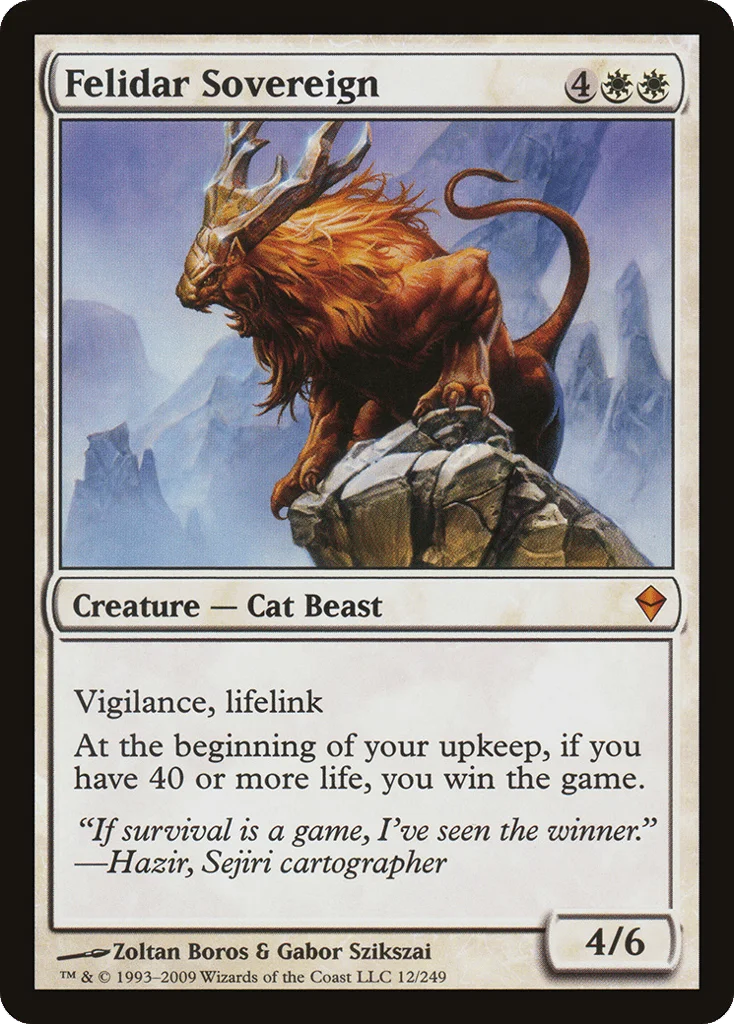 Felidar Sovereign · Zendikar