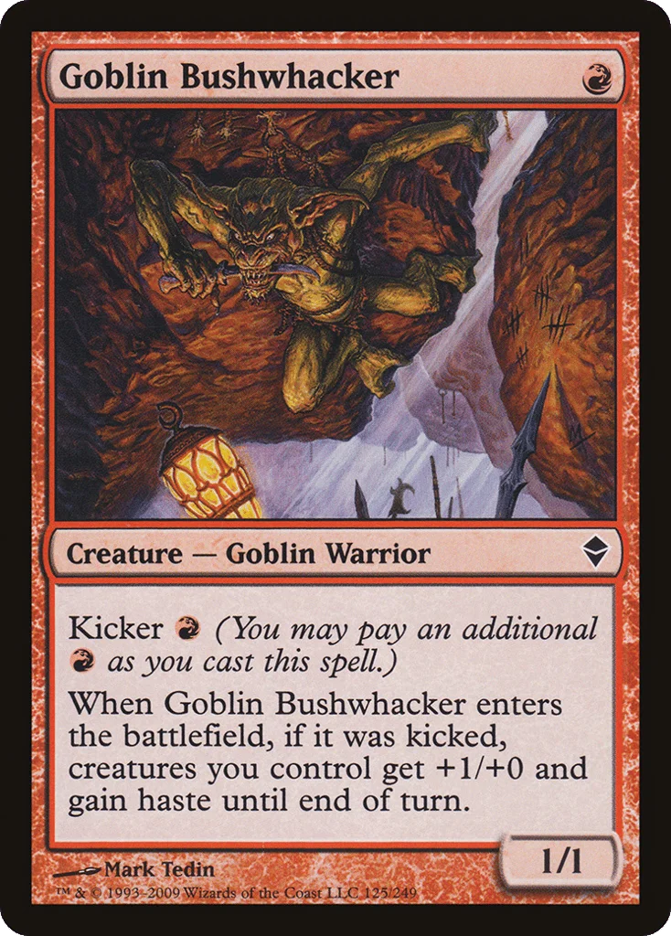 Goblin Bushwhacker · Zendikar