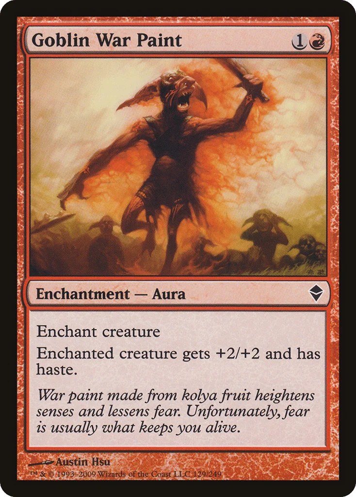 Goblin War Paint · Zendikar