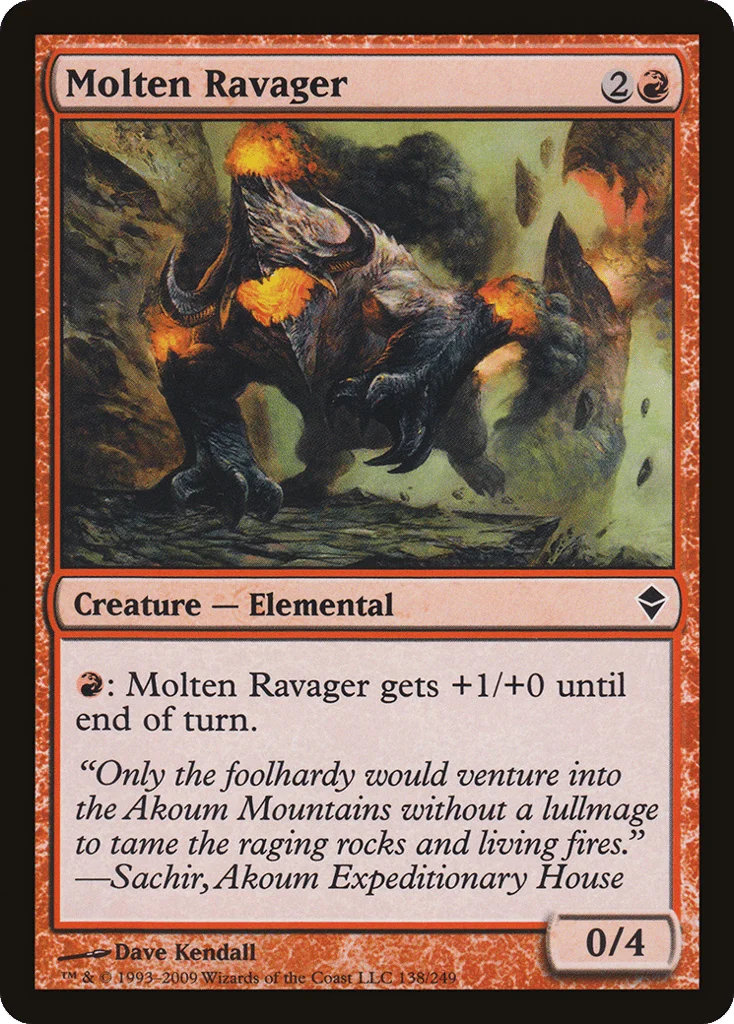 Molten Ravager · Zendikar