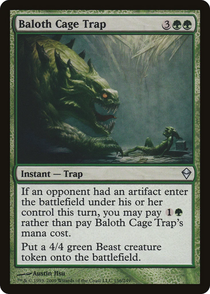 Baloth Cage Trap · Zendikar