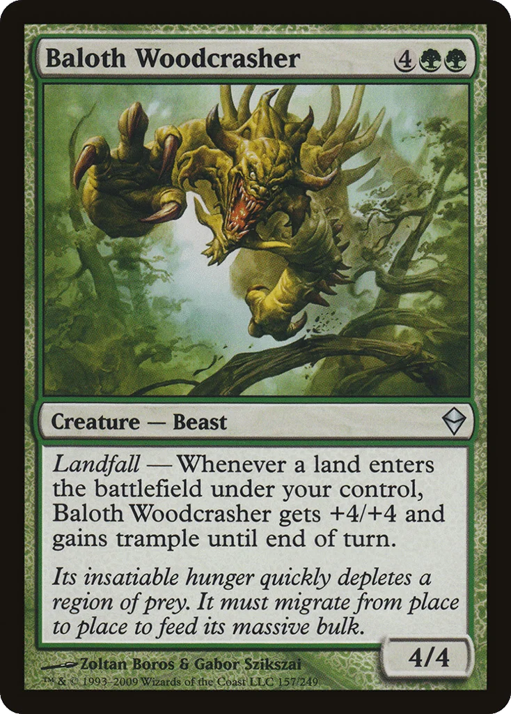 Baloth Woodcrasher · Zendikar