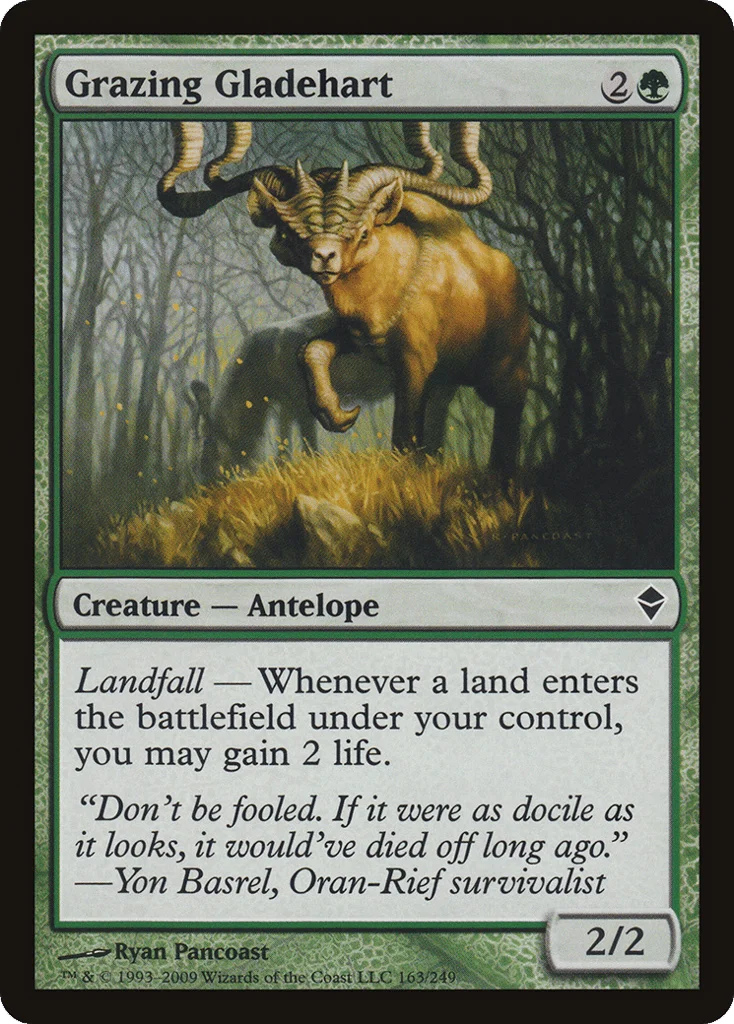 Grazing Gladehart · Zendikar