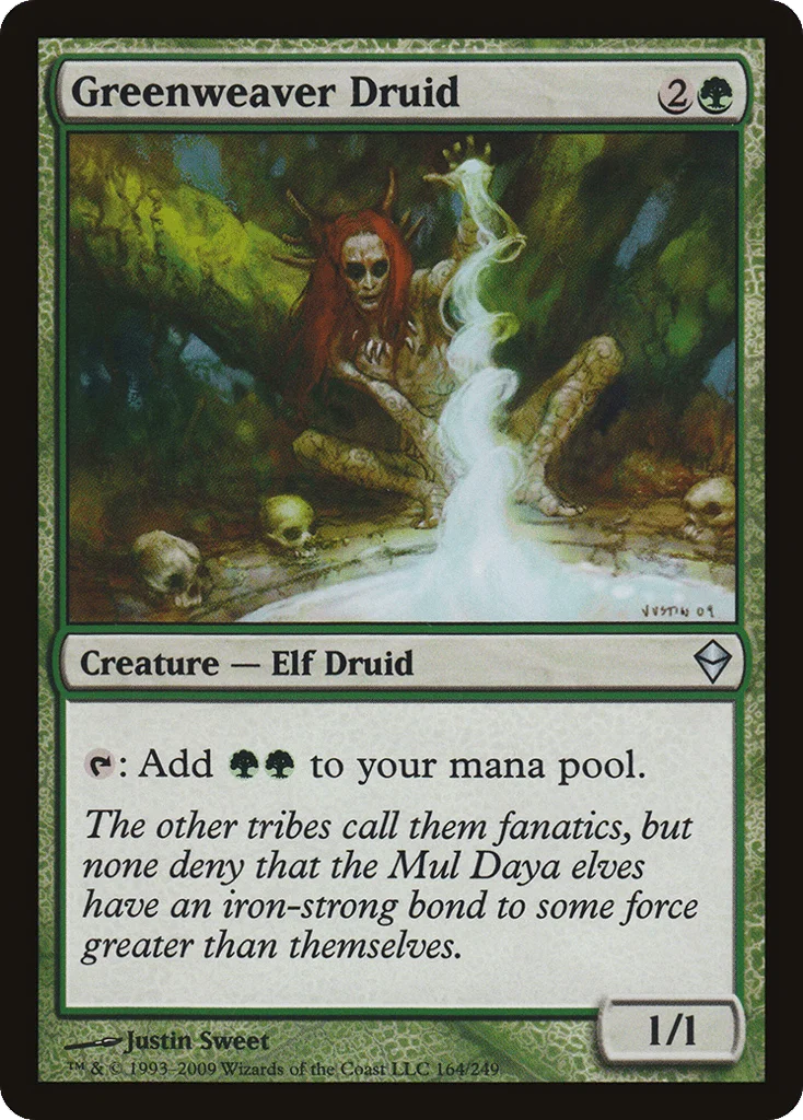 Greenweaver Druid · Zendikar