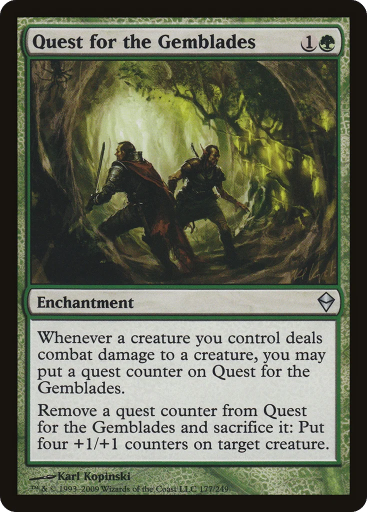 Quest for the Gemblades · Zendikar