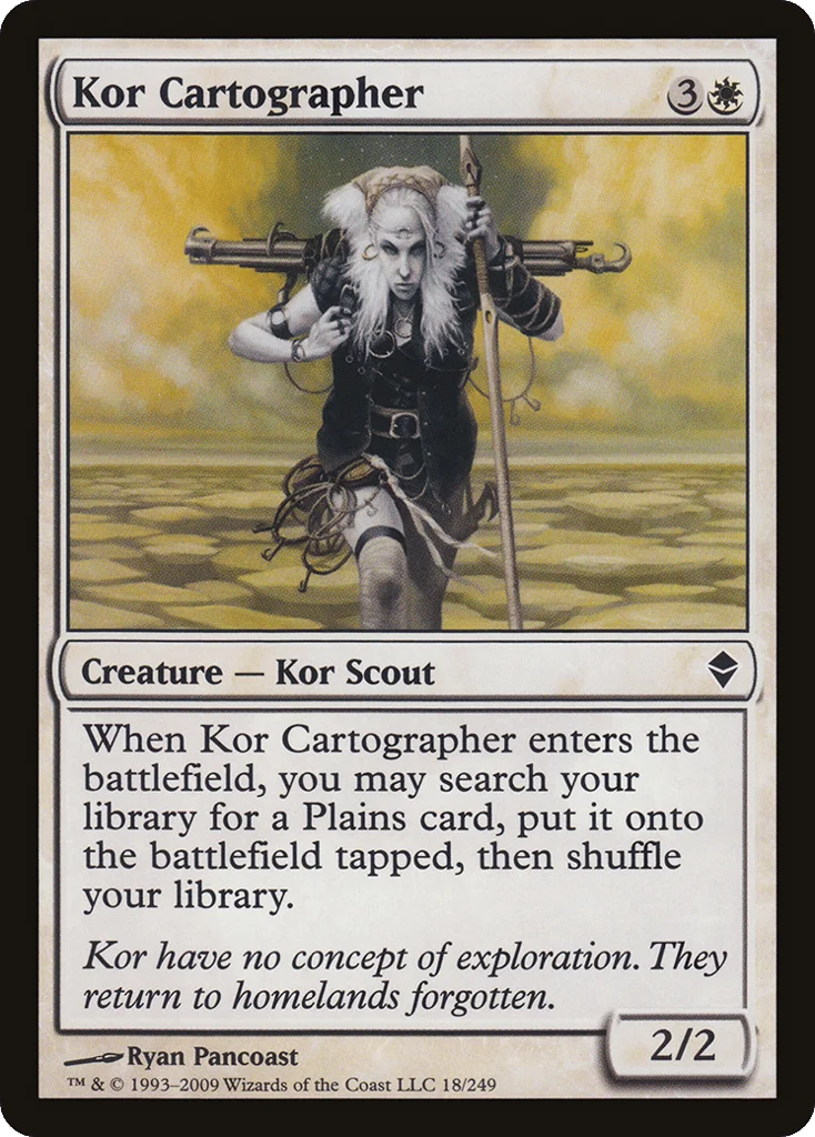 Kor Cartographer · Zendikar