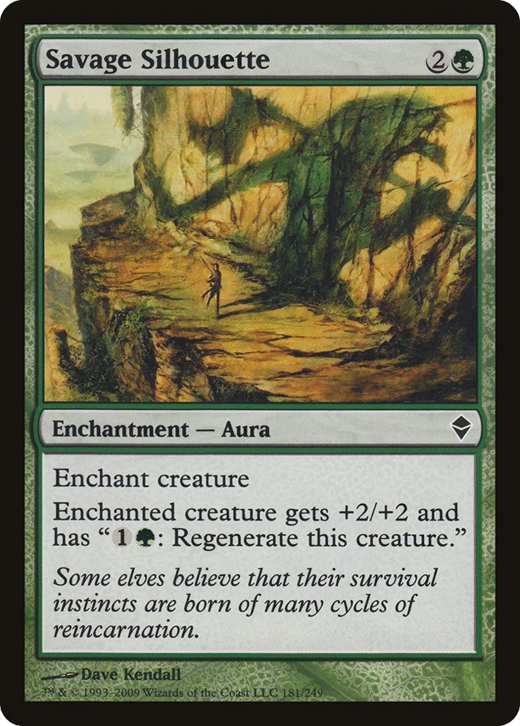 Savage Silhouette · Zendikar
