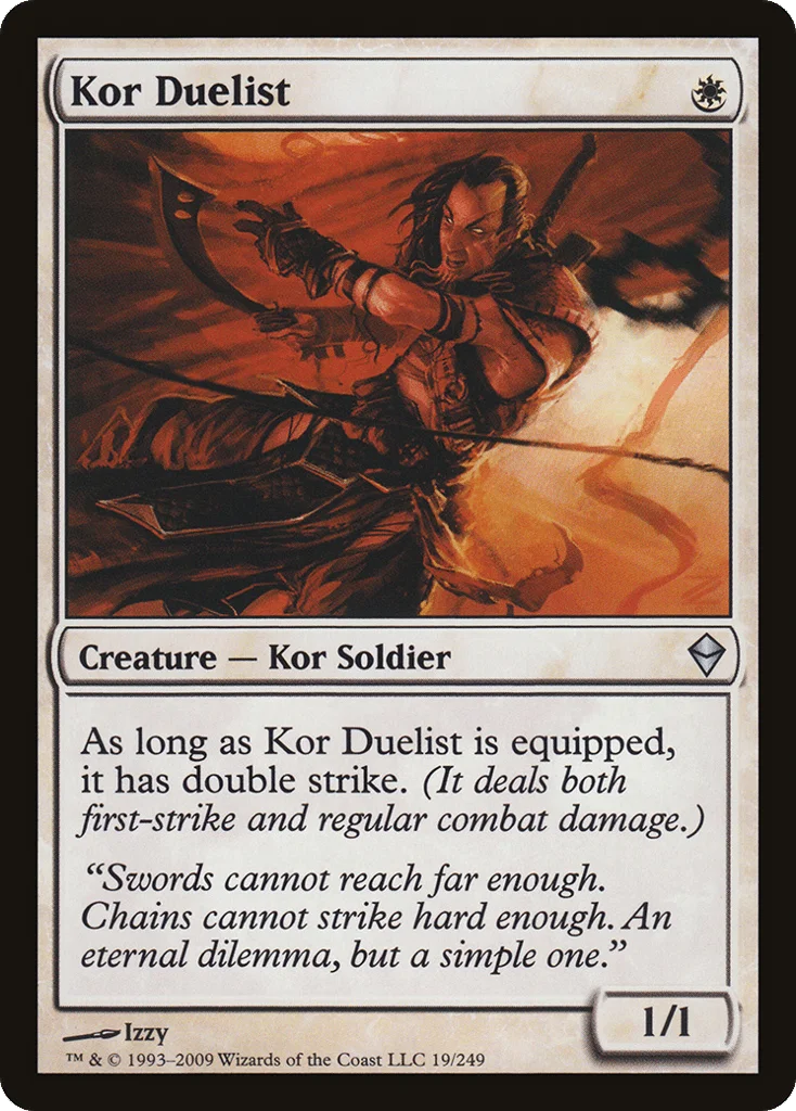 Kor Duelist · Zendikar