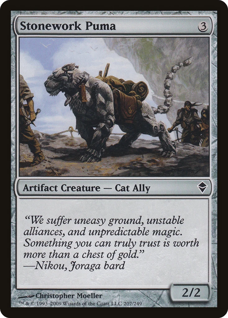 Stonework Puma · Zendikar