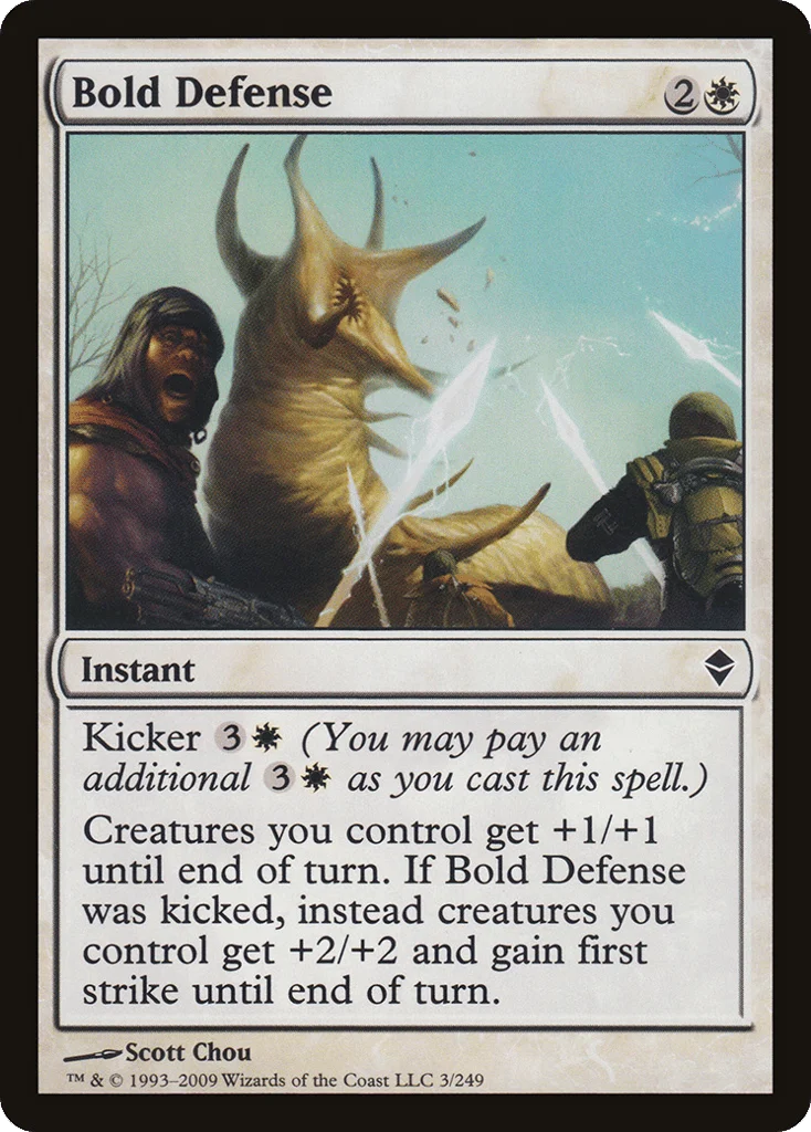 Bold Defense · Zendikar