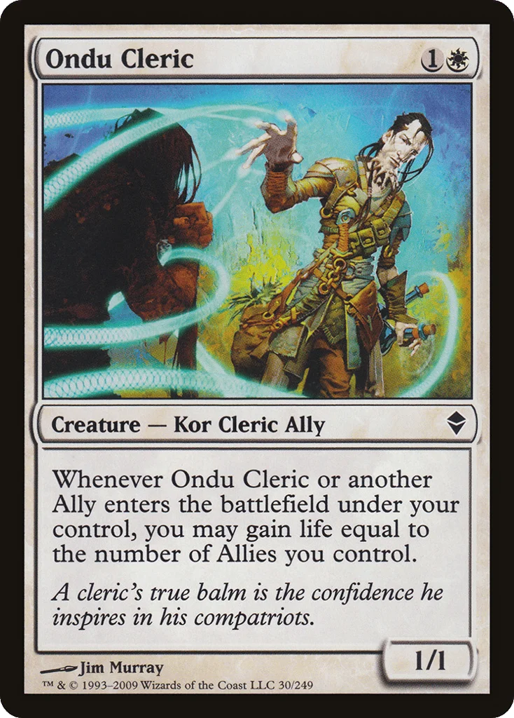 Ondu Cleric · Zendikar
