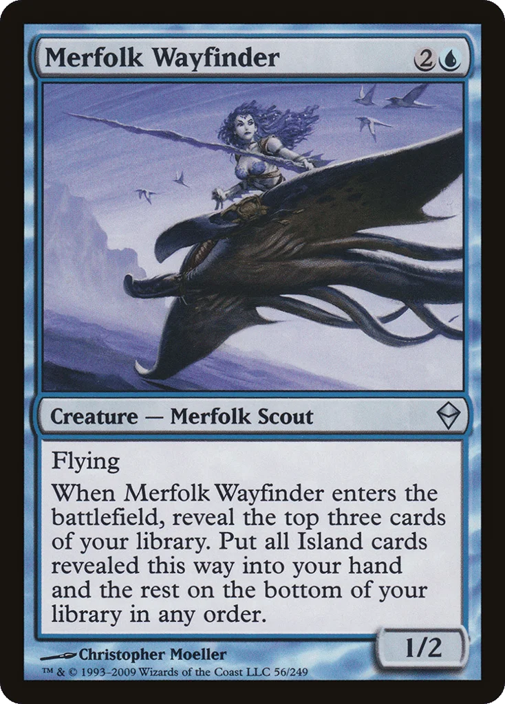 Merfolk Wayfinder · Zendikar