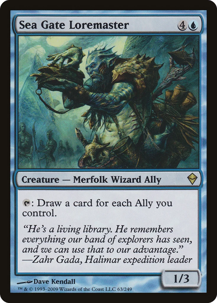 Sea Gate Loremaster · Zendikar