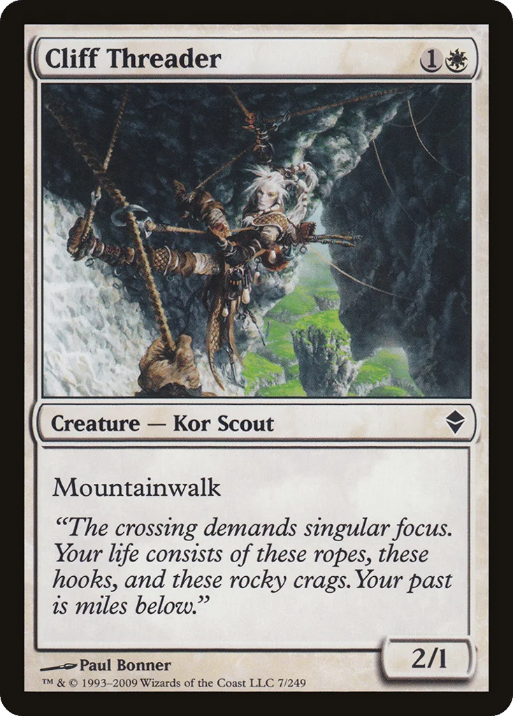 Cliff Threader · Zendikar