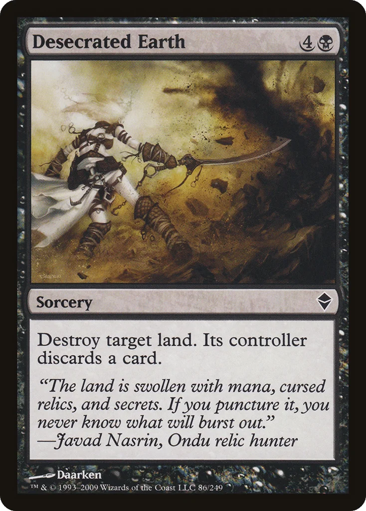 Desecrated Earth · Zendikar