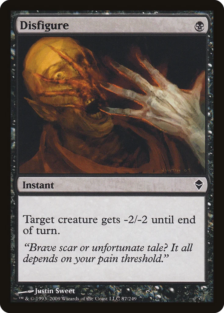 Disfigure · Zendikar