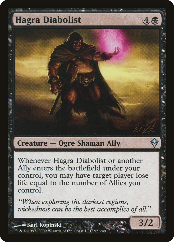 Hagra Diabolist · Zendikar