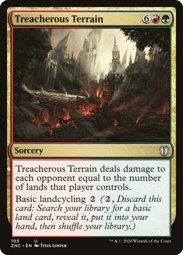 Treacherous Terrain · Zendikar Rising Commander