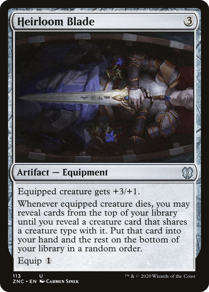 Heirloom Blade · Zendikar Rising Commander