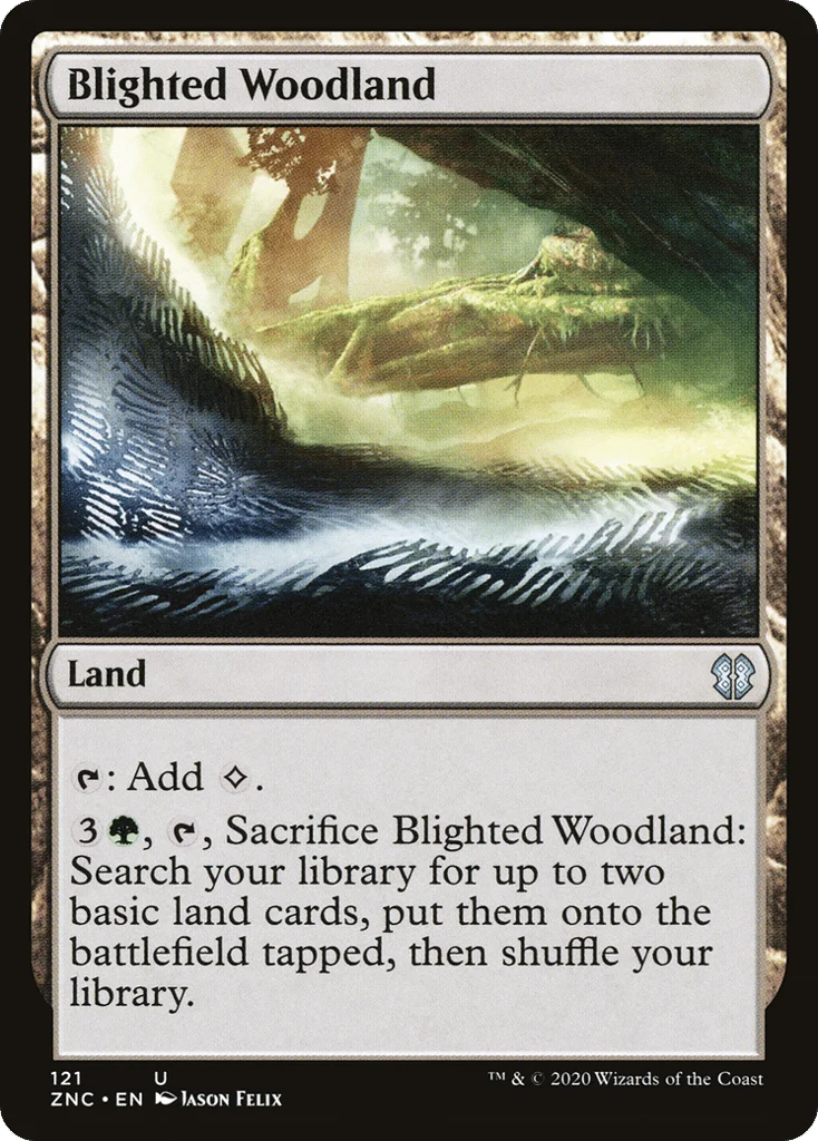Blighted Woodland · Zendikar Rising Commander