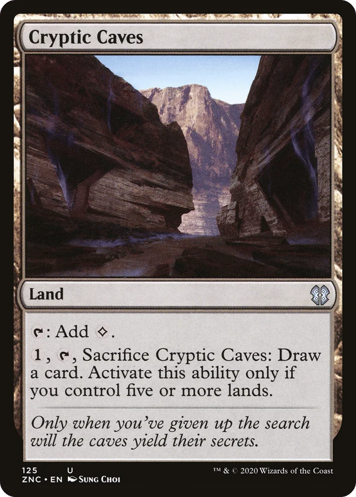 Cryptic Caves · Zendikar Rising Commander