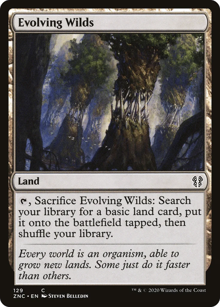 Evolving Wilds · Zendikar Rising Commander
