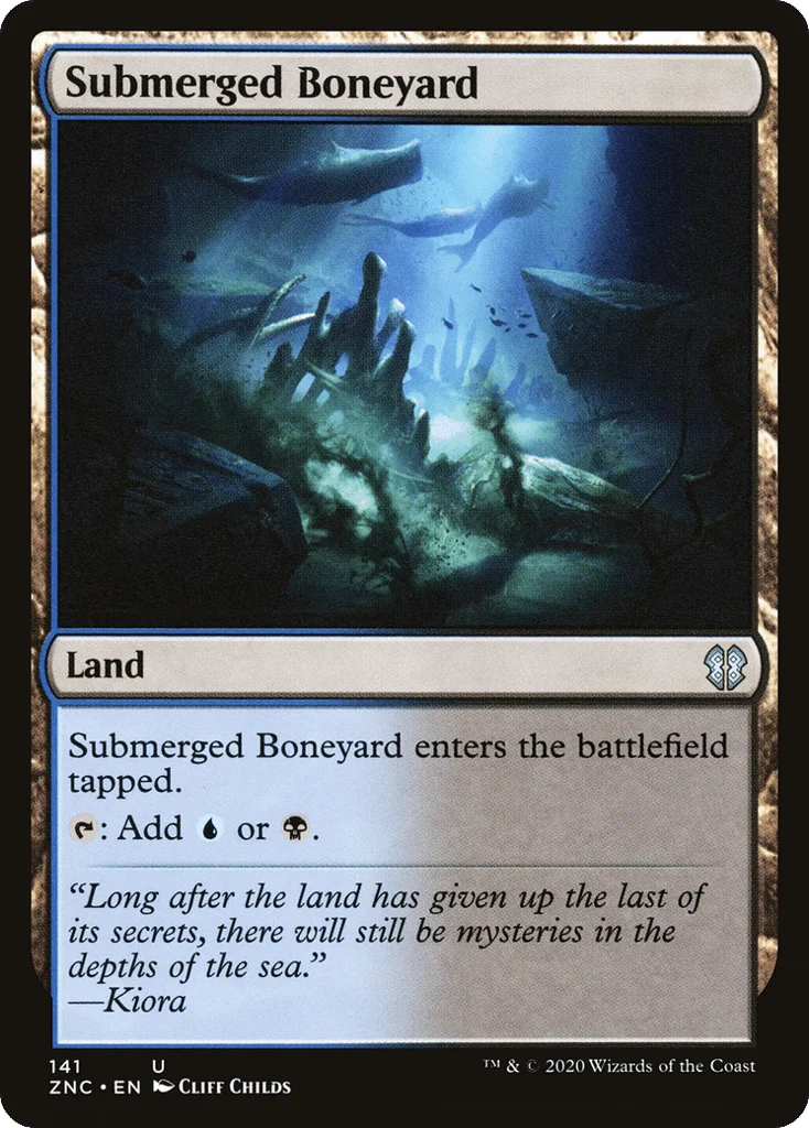 Submerged Boneyard · Zendikar Rising Commander
