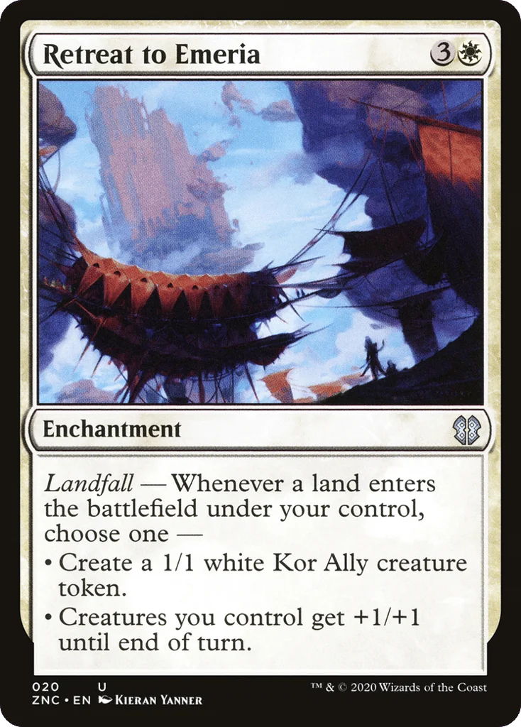 Retreat to Emeria · Zendikar Rising Commander