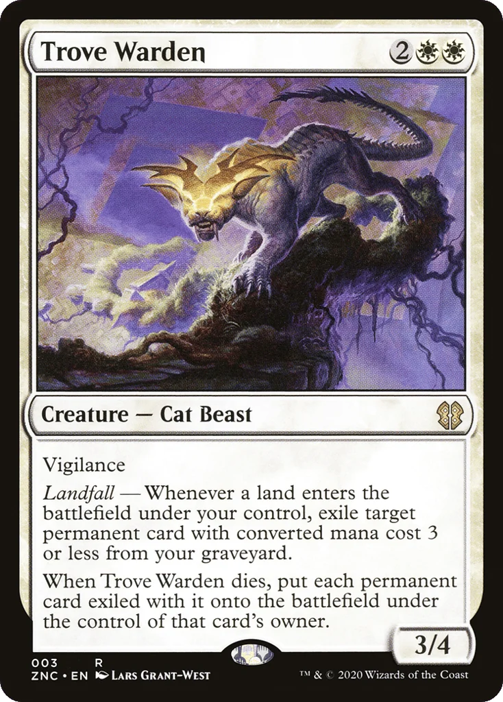 Trove Warden · Zendikar Rising Commander