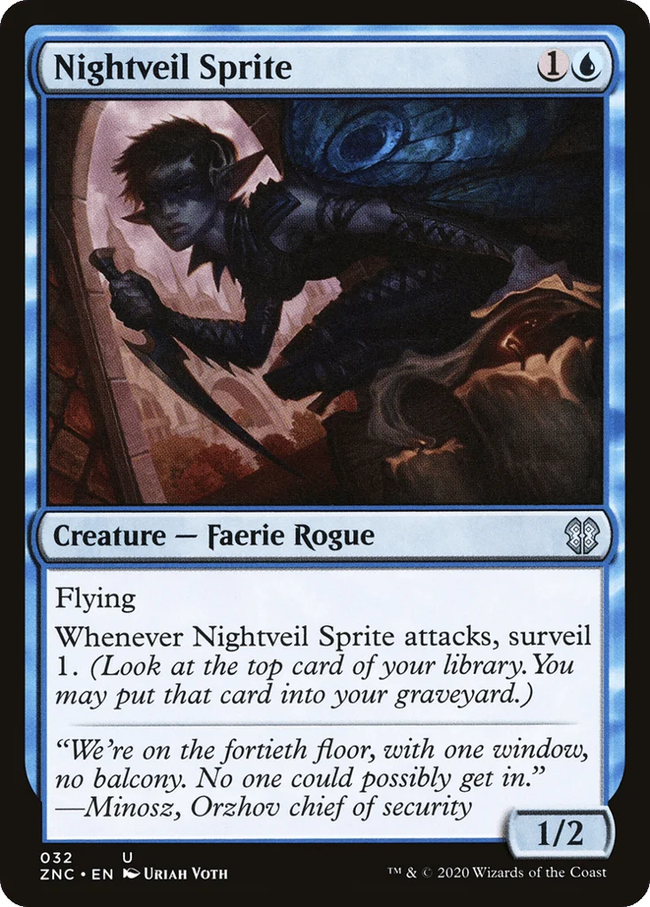 Nightveil Sprite · Zendikar Rising Commander