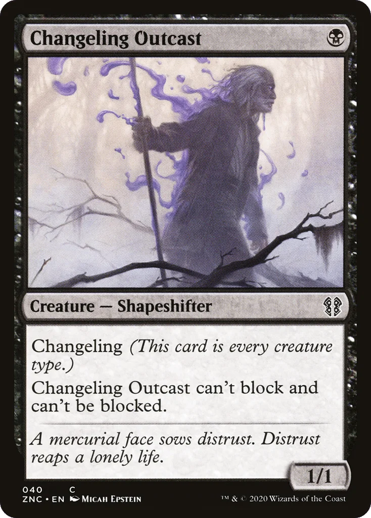 Changeling Outcast · Zendikar Rising Commander