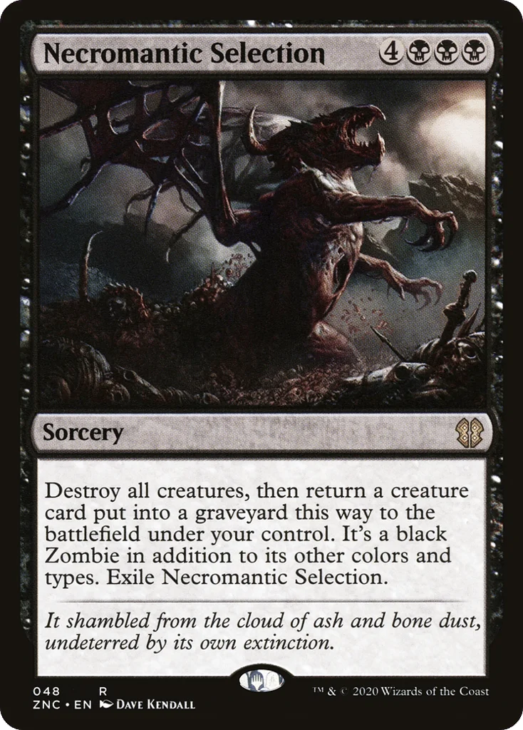 Necromantic Selection · Zendikar Rising Commander