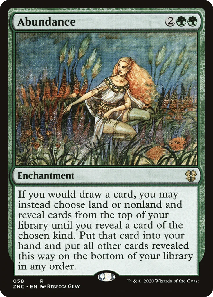 Abundance · Zendikar Rising Commander