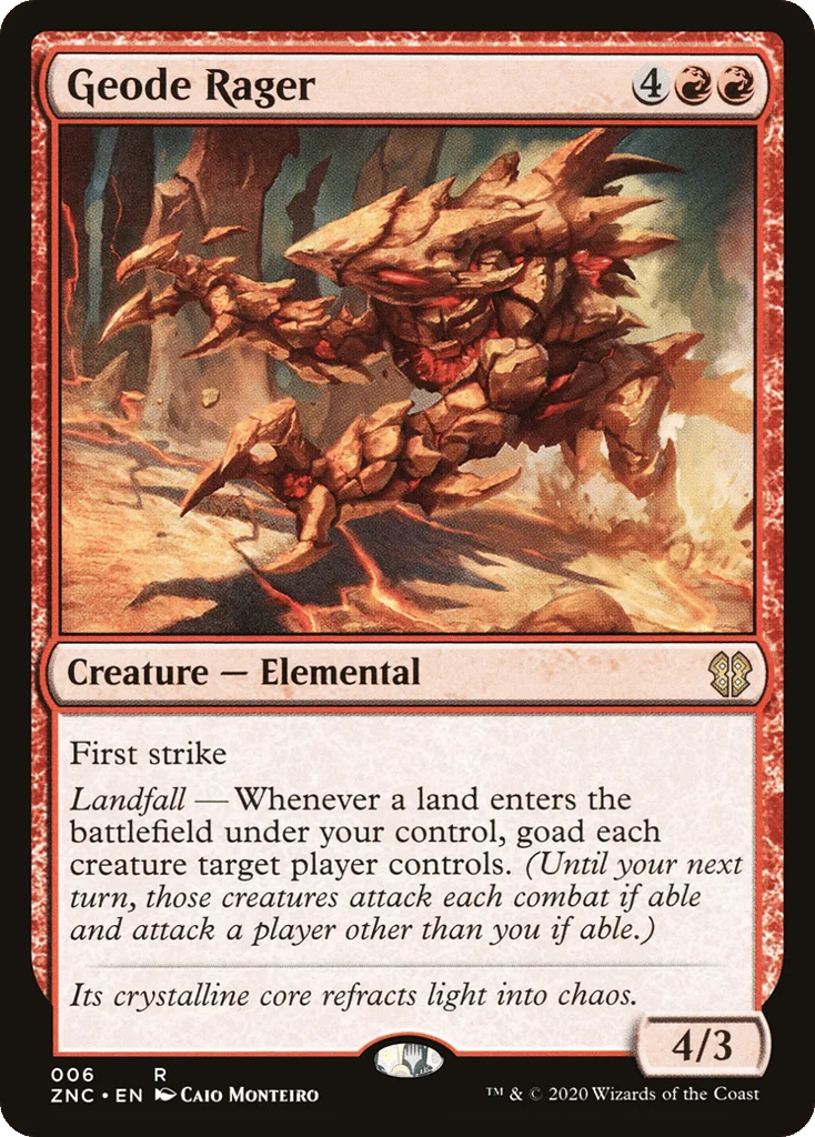 Geode Rager · Zendikar Rising Commander
