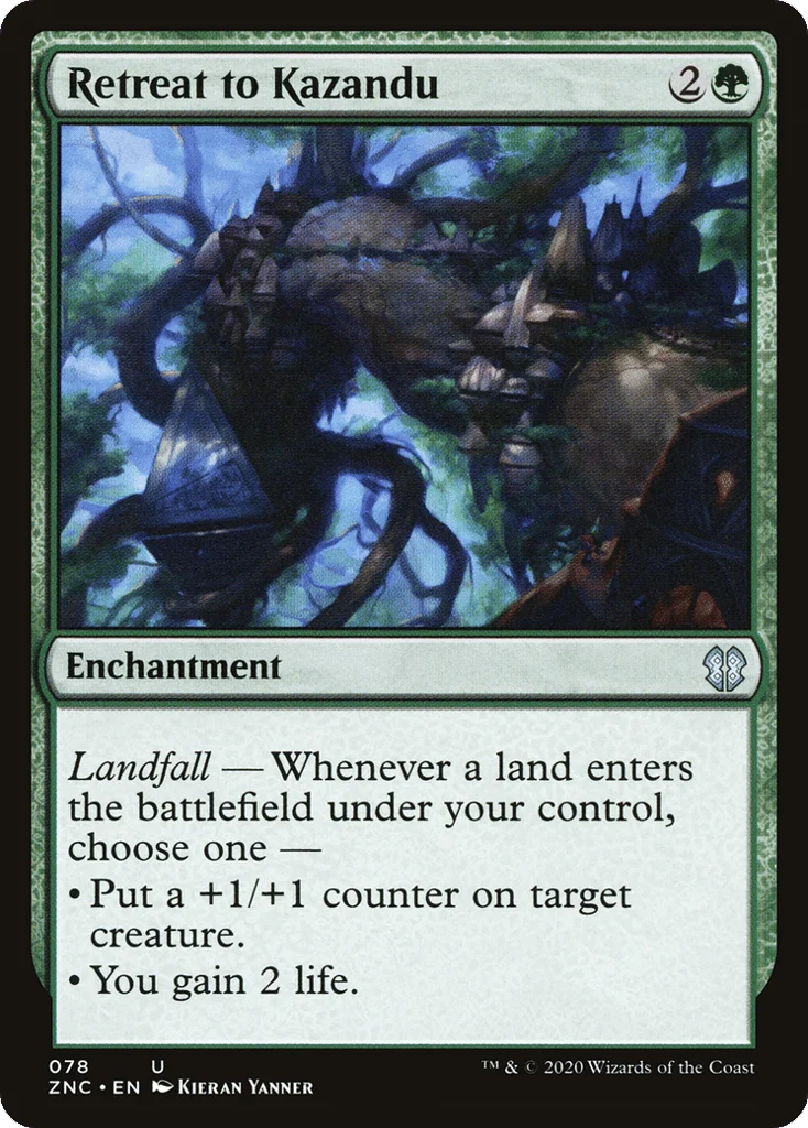 Retreat to Kazandu · Zendikar Rising Commander