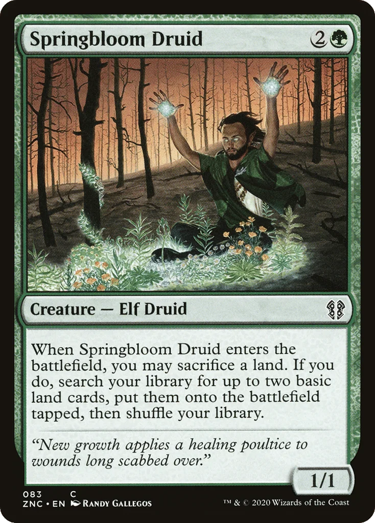 Springbloom Druid · Zendikar Rising Commander
