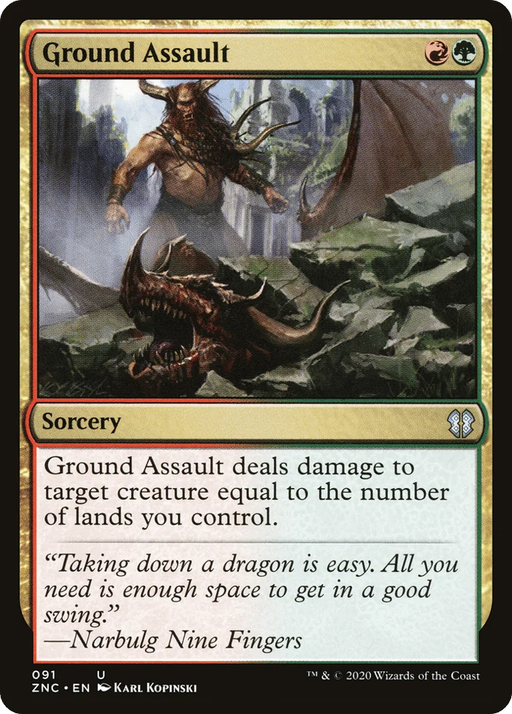 Ground Assault · Zendikar Rising Commander