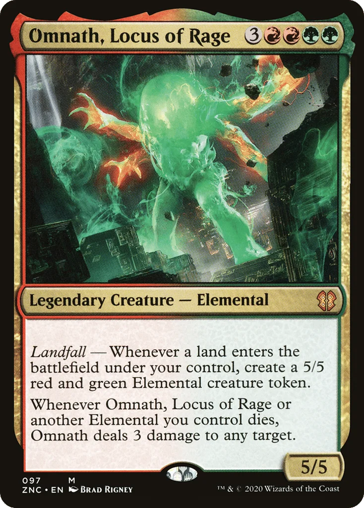 Omnath, Locus of Rage · Zendikar Rising Commander