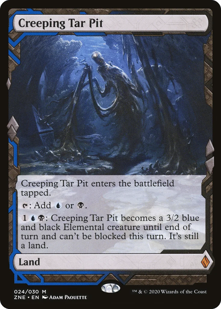 Creeping Tar Pit · Zendikar Rising Expeditions