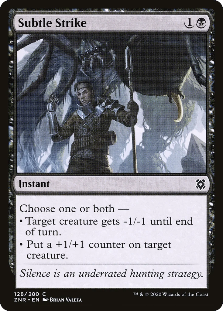 Subtle Strike · Zendikar Rising